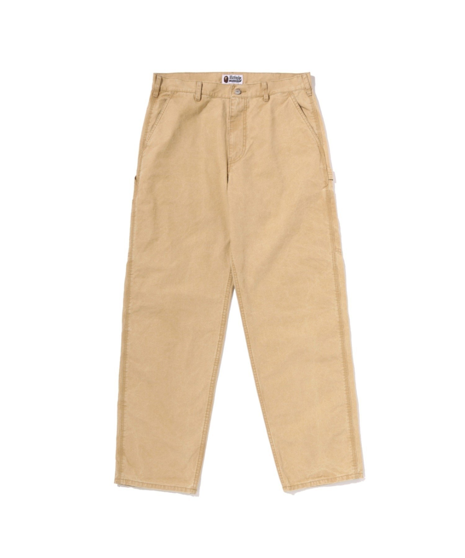 A BATHING APE PAINTER WORK PANTS ア ベイシング エイプ パンツ その他のパンツ ネイビー ベージュ【送料無料】