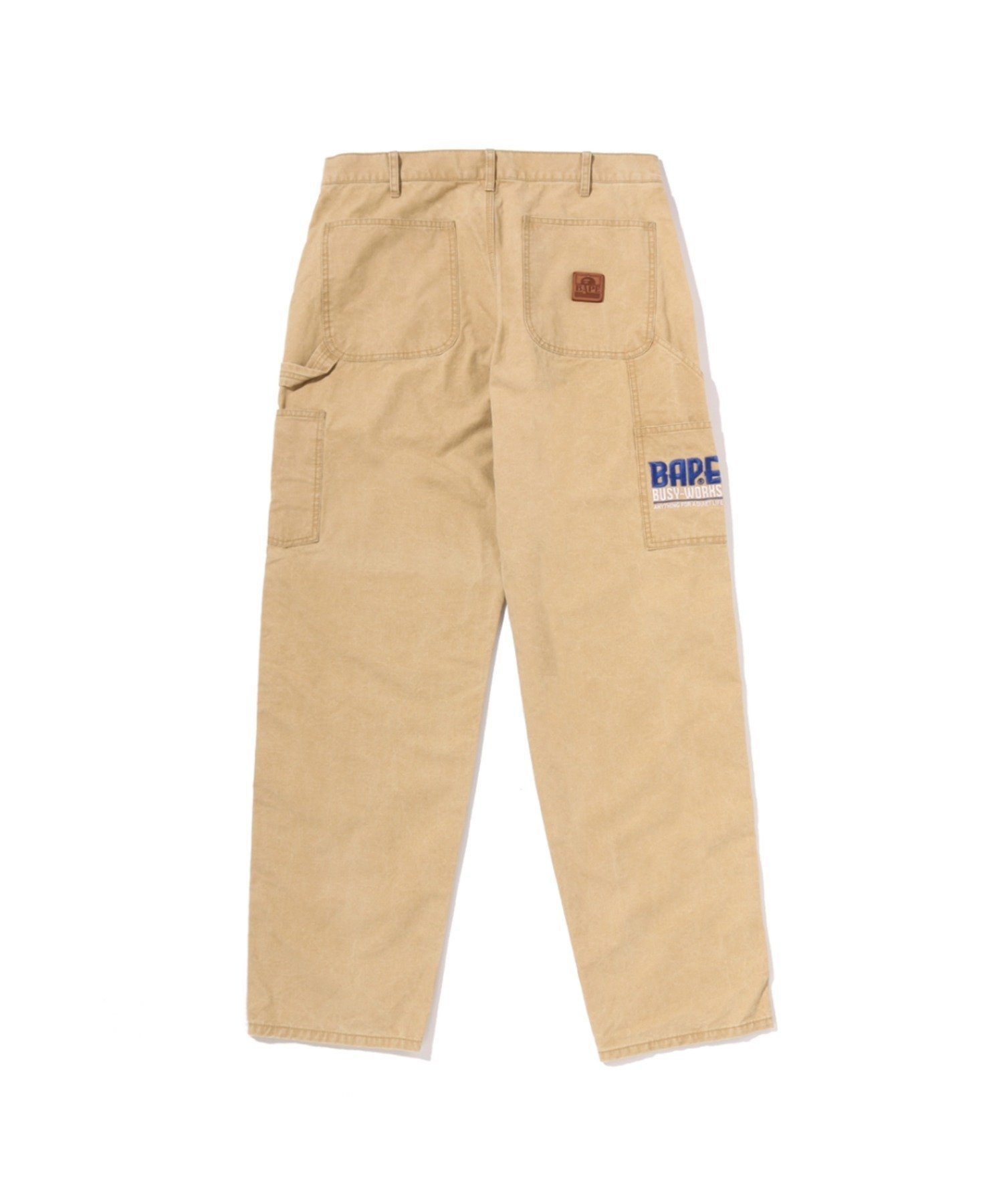 PAINTER WORK PANTS ア ベイシング エイプ パンツ その他のパンツ ネイビー ベージュ