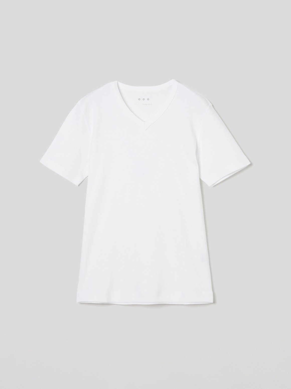 楽天Rakuten Fashionthree dots Men's Organic cotton knit New Keith スリードッツ トップス カットソー・Tシャツ ホワイト ブラック グレー ネイビー【送料無料】