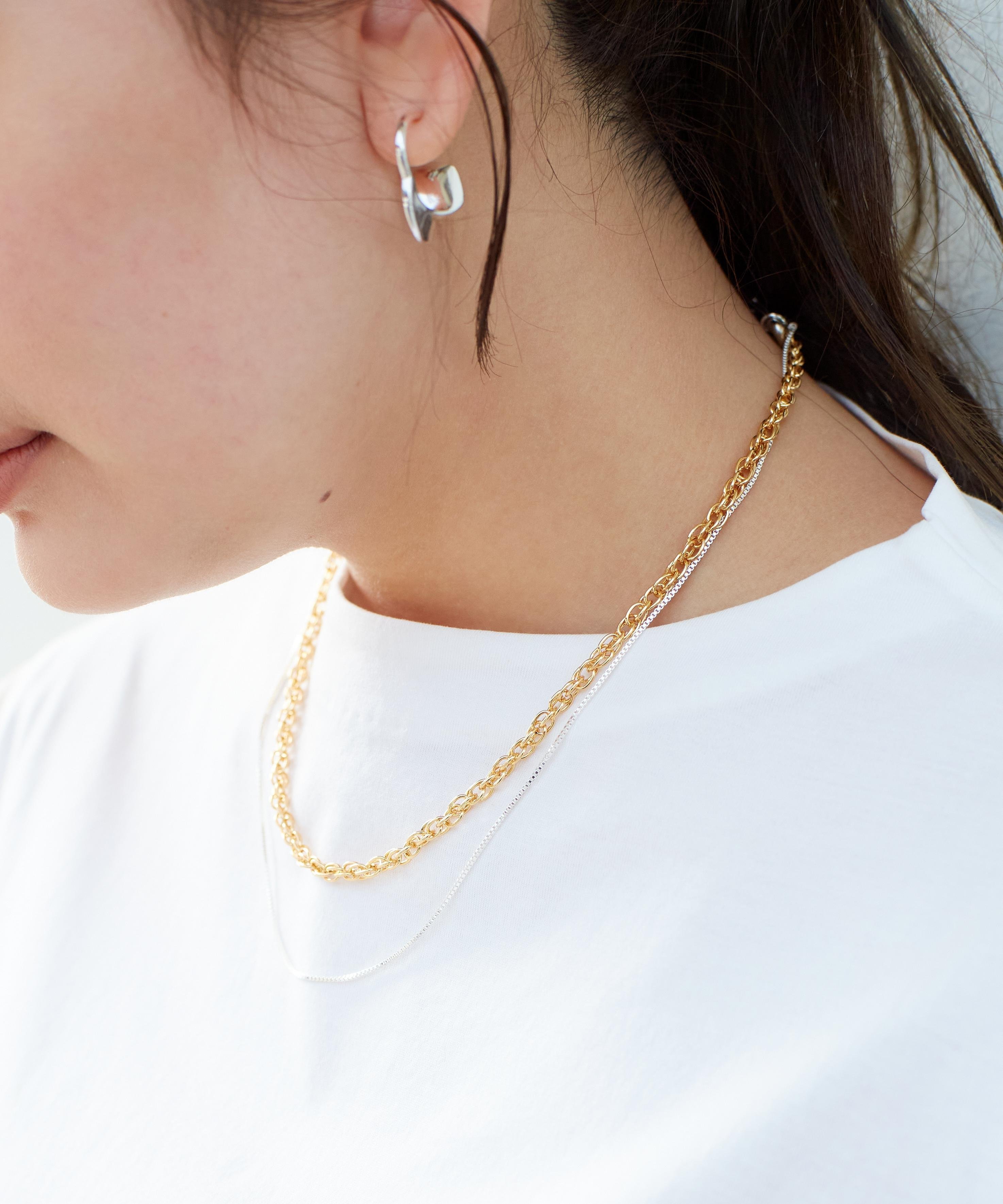 Nothing And Others Nothing And Others/Chain mix Necklace ナッシングアンドアザーズ アクセサリー・腕時計 ネックレス【送料無料】のサムネイル