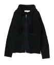 JW ANDERSON ZIP UP ANCHOR HOODIE ジェイ ダブリュー アンダーソン トップス パーカー・フーディー ブラック【送料無料】