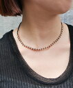sfy 【sfy】smoky quartz beadsネックレス ジュエルアディクト アクセサリー・腕時計 ネックレス ブラック