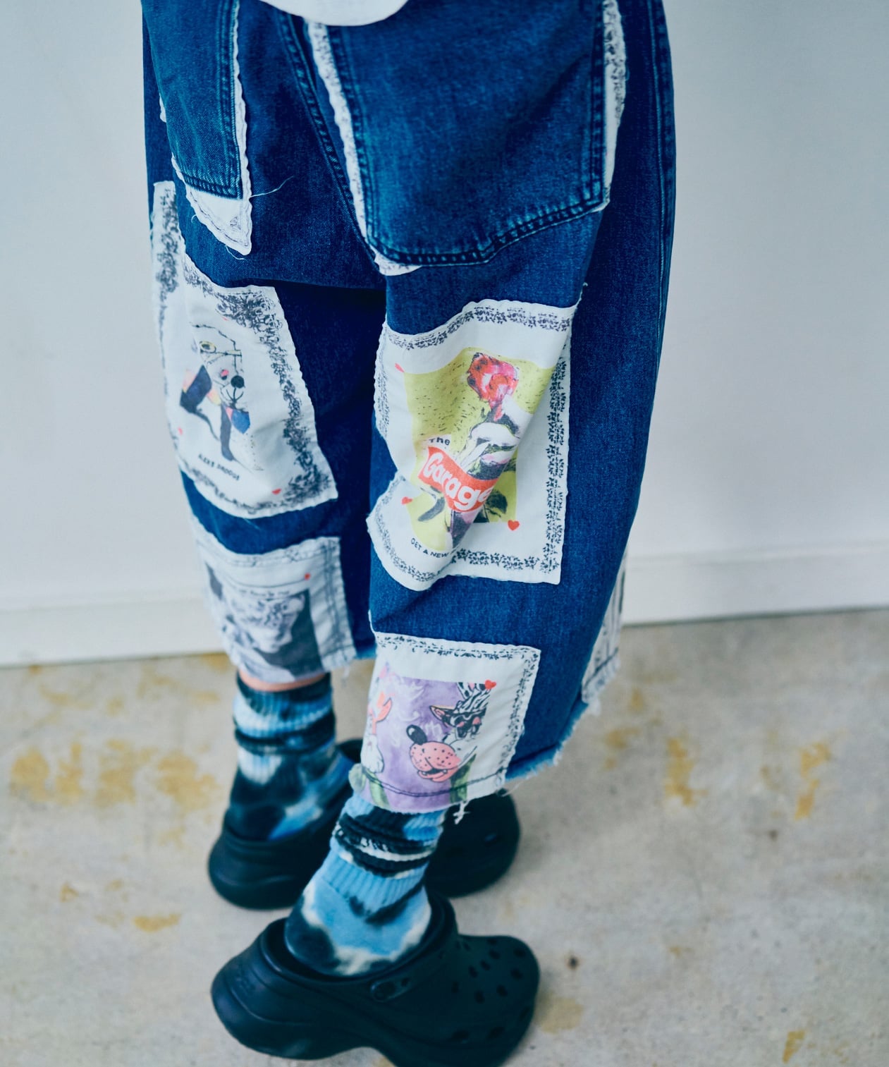 RNA R4375 ビッグパッチクロップドパンツ アールエヌエー パンツ その他のパンツ【送料無料】のサムネイル