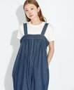 【SALE/50%OFF】Sonny Label デニムサロペット サニーレーベル オールインワン・オーバーオール オーバーオール・サロペット ブラック ブルー【送料無料】