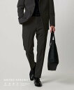 UNITED ARROWS ドビー シングル ノープリーツ パンツ UA COZY ウォッシャブル 2WAYストレッチ はっ水 着用シワ ユナイテッドアローズ ...