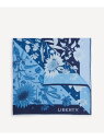 LIBERTY モノ ミューズ シルクポケットチーフ リバティ スーツ・フォーマル スーツ系小物 ブルー【先行予約】*【送料無料】