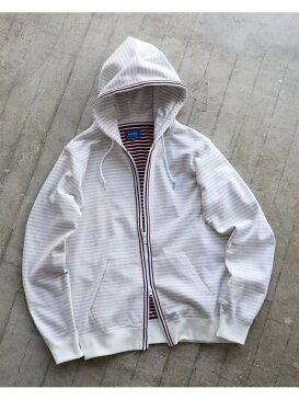 【SALE/50%OFF】BEAMS MEN BEAMS / トリコ ライン パーカ ビームス メン カットソー スウェット ネイビー グレー【RBA_E】【送料無料】