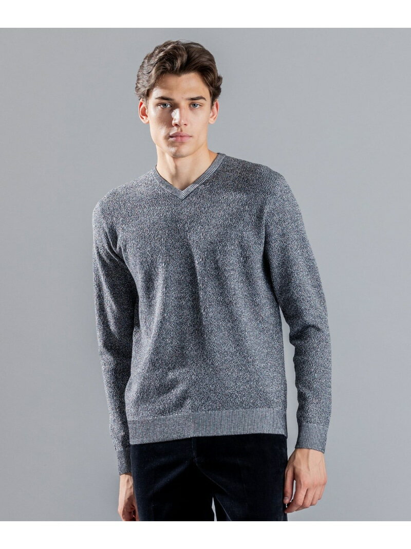 JOSEPH HOMME ライトアムンゼン Vネックニット ジョゼフ オム トップス ニット ブラック ネイビー グレー【送料無料】