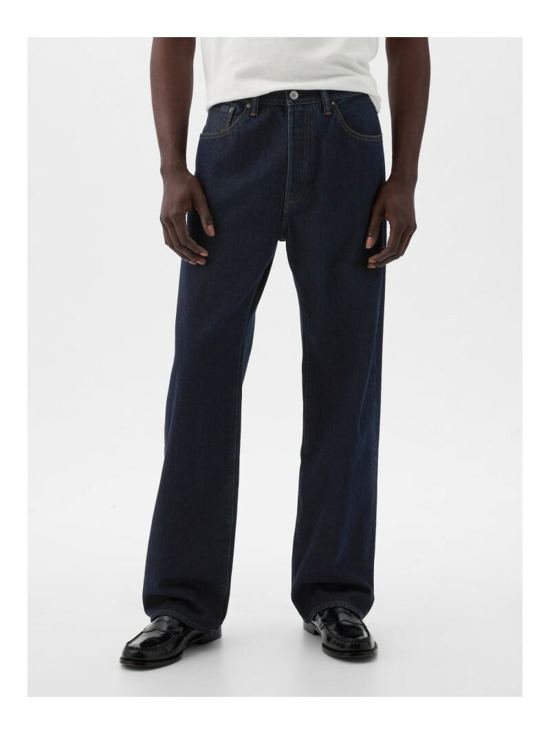 【SALE/40%OFF】GAP (M)オーガニックコットン '90s ルーズフィット デニム ギャップ パンツ ジーンズ・デニムパンツ ネイビー【RBA_E】【送料無料】