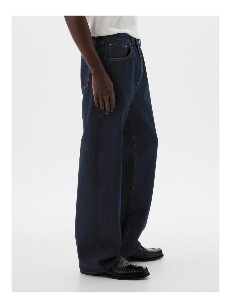 【SALE／40%OFF】GAP (M)オーガニックコットン '90s ルーズフィット デニム ギャップ パンツ ジーンズ・デニムパンツ ネイビー【RBA_E】【送料無料】