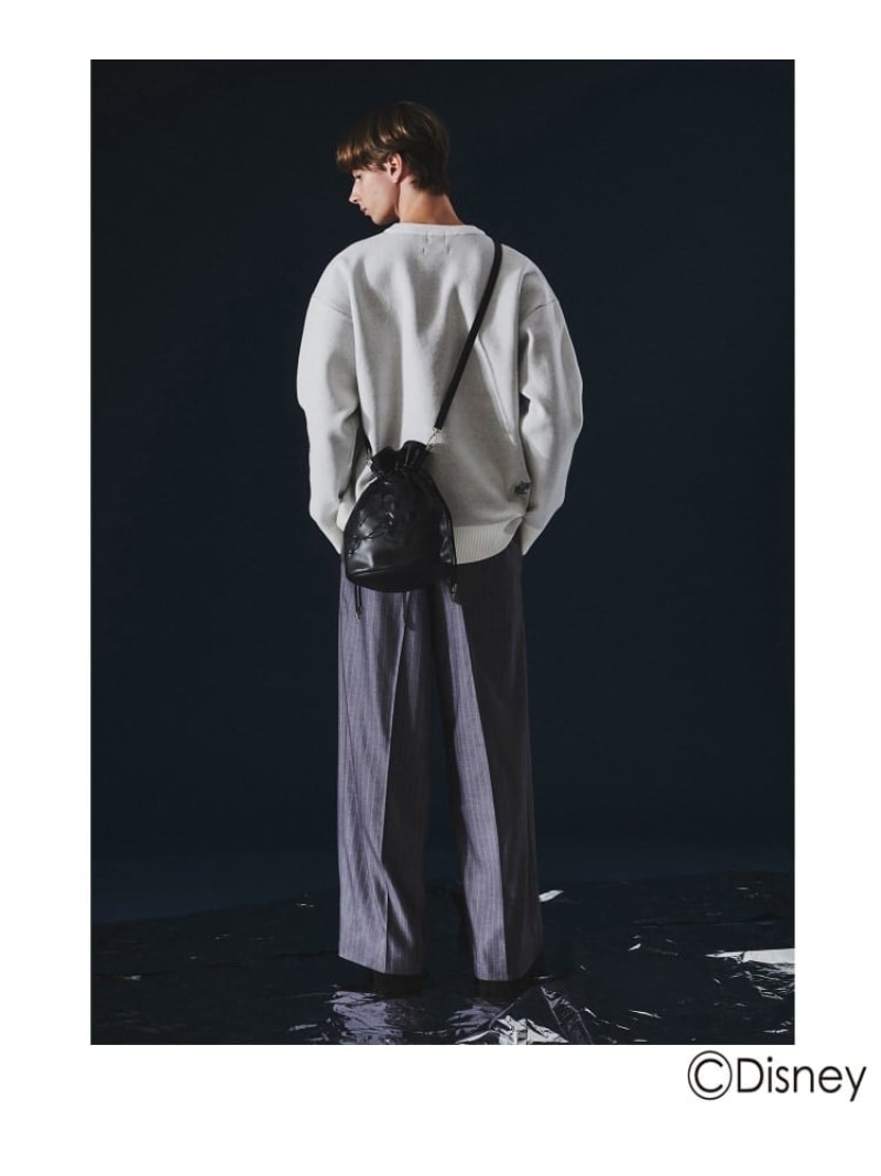 【SALE/15%OFF】tk.TAKEO KIKUCHI ディズニーカプセルコレクション『ファンタジア』巾着バッグ ティーケータケオキクチ バッグ ハンドバッグ ブラック【RBA_E】【送料無料】