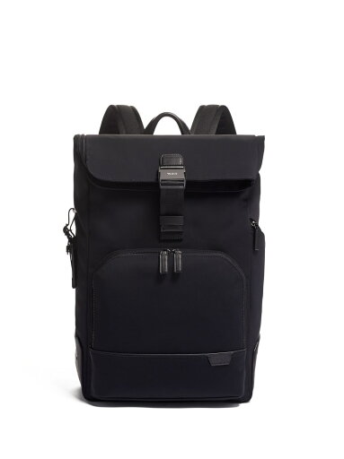 TUMI 【公式店】 HARRISON 「オズボーン」ロール・トップ・バックパック トゥミ バッグ リュック・バックパック ブラック【送料無料】 TUMI 【公式店】 HARRISON 「オズボーン」ロール・トップ・バックパック トゥミ バッグ リュック・バックパック ブラック【送料無料】