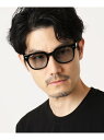 MK MICHEL KLEIN homme ウェリントンフレームサングラス ミッシェルクランオム ファッション雑貨 その他のファッション雑貨 ブラウン グリーン...
