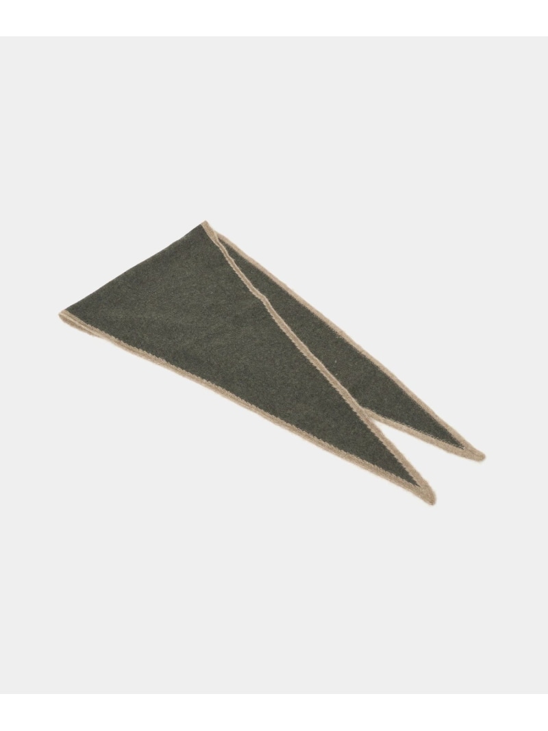 UNITED ARROWS green label relaxing ＜Oats & Rice＞ニット スカーフ ユナイテッドアローズ グリーン..