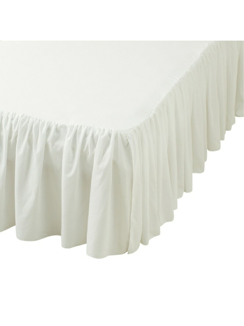 Francfranc 目隠しになるフリル付きシーツ シングル フランフラン インテリア・生活雑貨 その他のインテリア・生活雑貨【先行予約】*【送料無料】のサムネイル