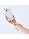 【SALE/20%OFF】Francfranc スマホハンドストラップ チェーン ホワイト (ストラップシート付) フランフラン スマホグッズ・オーディオ機器 ...