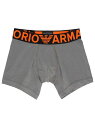 EMPORIO ARMANI EMPORIO ARMANI MEGALOGO BOXER BRIEF メタルロゴバンド ボクサーブリーフ ナイガイ インナー・ルームウェア ボクサーパンツ・トランクス ネイビー ブラック グレー【送料無料】