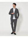 BEAUTY&YOUTH UNITED ARROWS 【WEB限定 WARDROBE SMART】グリッドメッシュ セットアップ/ジャケット&イージーパンツ ビ...