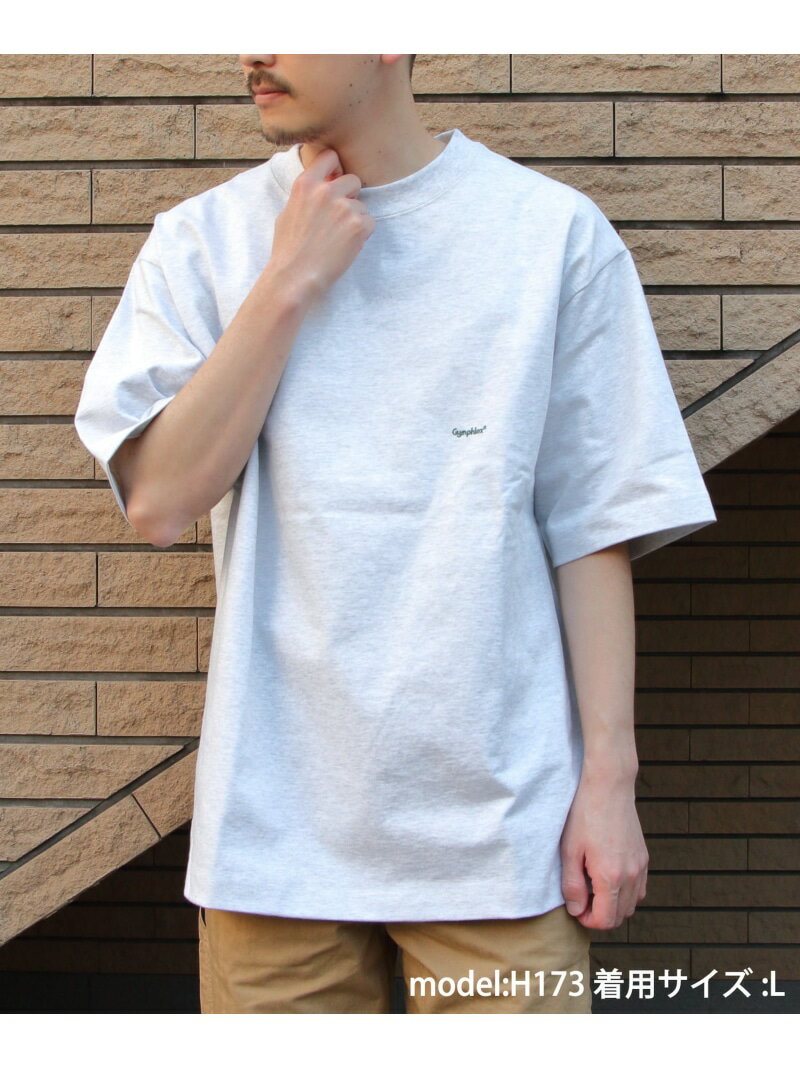 楽天Rakuten Fashion MenGYMPHLEX GYMPHLEX/（M）CREWNECK SHORTSLEEVE TEE J-9271 HWJ ステップス トップス カットソー・Tシャツ グレー ホワイト【送料無料】