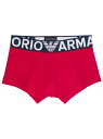 EMPORIO ARMANI EMPORIO ARMANI MEGALOGO TRUNK ロゴバンド ボクサーパンツ ナイガイ インナー・ルームウェア ボクサーパンツ・トランクス ネイビー レッド ブラック グレー【送料無料】
