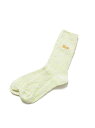 NANGA COLOR SLAB YARN 3/4 SOCKS ナンガオンラインショップ 靴下・レッグウェア 靴下 イエロー ピンク(4)