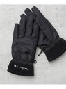Champion チャンピオン Champion 手袋 メンズ グローブ 中綿 無地 黒 暖かい エー.エム.エス. ファッション雑貨 手袋 ブラック