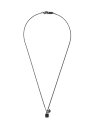 EMPORIO ARMANI Gunmetal Necklace EGS3083060 EHb`Xe[VC^[iVi ANZT[Erv lbNX Vo[yz