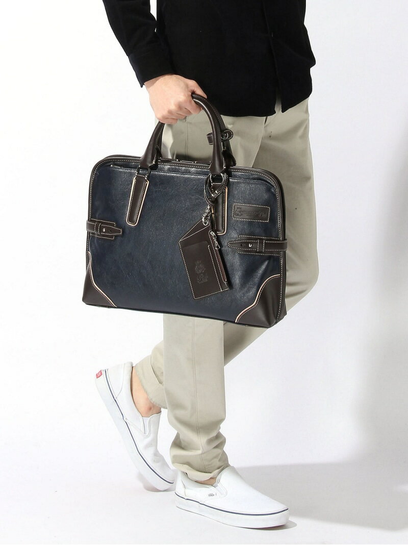 P.I.D P.I.D/Onesto PIC101 ロワード バッグ ビジネスバッグ・ブリーフケース ネイビー ブラウン ブラ..