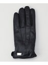 COMME CA MEN 【COMME CA MEN】レザー グローブ コムサメン ファッション雑貨 手袋 ブラウン ブラック【送料無料】