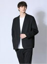 m.f.editorial circle motion JERSEY ノーカラージャケット(セットアップ可能) タカキュー トップス その他のトップス グレー【送料無料】
