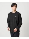 UNITED ARROWS green label relaxing <THE NORTH FACE>ヌプシ ロングスリーブ 長袖 Tシャツ ユナイテッドアローズ グリーンレーベルリラクシング トップス カットソー・Tシャツ ホワイト ブラック【送料無料】