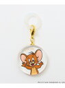 Magine FLAPPER フラッパー:TOM&JERRY トムとジェリー めじるしガラスチャーム マージン ファッション雑貨 チャーム・キーチェーン グレー...