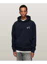 TOMMY JEANS (M)TOMMY HILFIGER(トミーヒルフィガー) リラックスシグネチャーパーカー トミーヒルフィガー トップス パーカー・フーディー ネイビー グレー ピンク【送料無料】