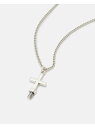 【SALE/30%OFF】ALLSAINTS (M)JUDE CROSS NECKLACE オールセインツ アクセサリー・腕時計 ネックレス シルバー【RBA_...