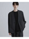 【SALE/30%OFF】tk.TAKEO KIKUCHI 【2点セットジャケット+パンツ】エアリードライノーカラージャケット&スラックス ティーケータケオキク...