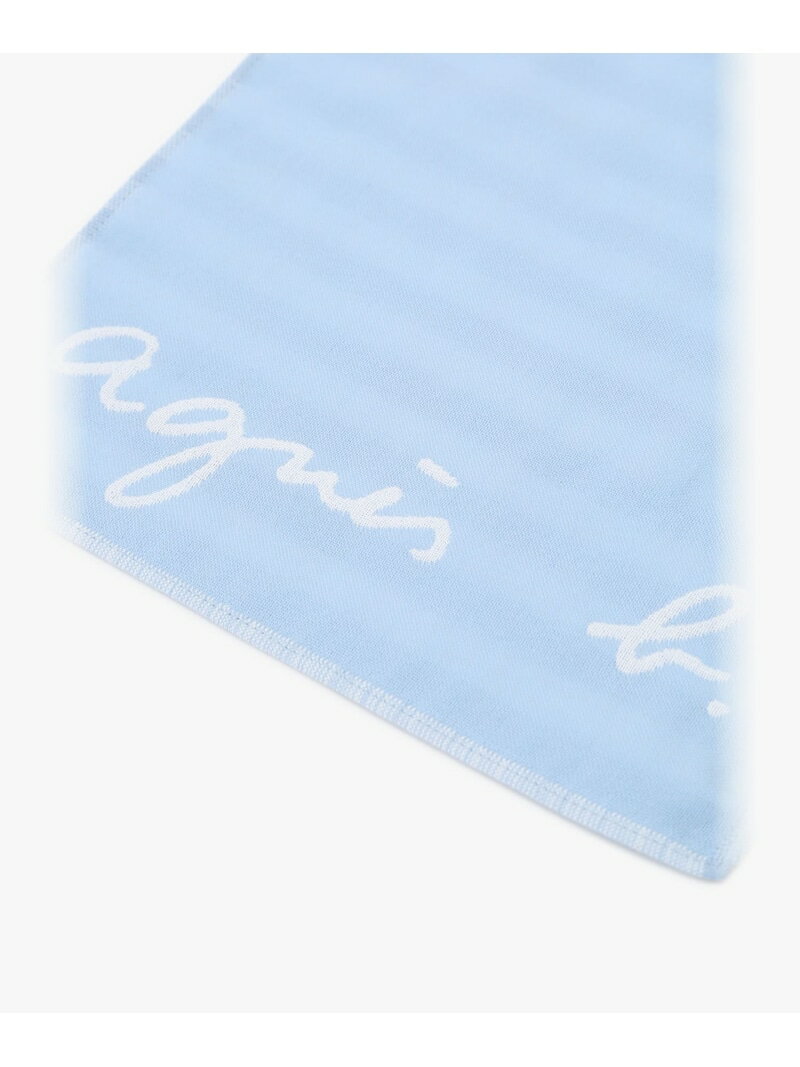 agnes b. FEMME 【ユニセックス】WEB限定 KD41 MOUCHOIR ガーゼハンカチ アニエスベー ファッション雑貨 ハンカチ・ハンドタオル ブルー