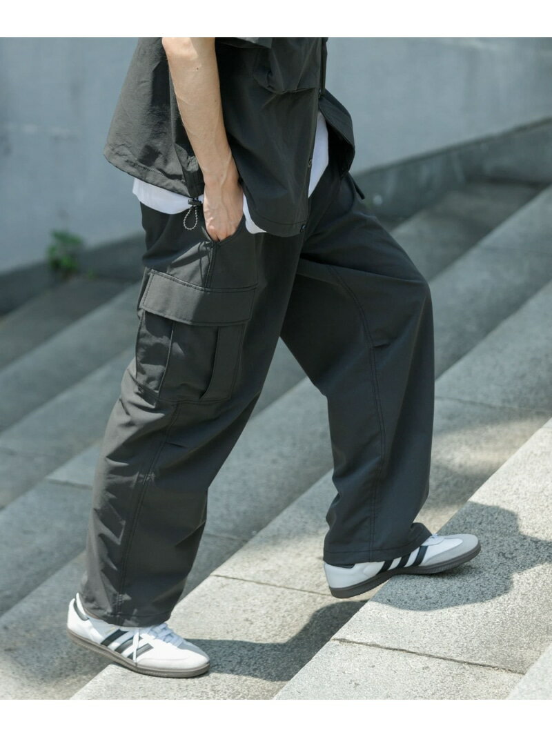 【SALE/50%OFF】URBAN RESEARCH FADE COOLDOTS CARGO PANTS アーバンリサーチ パンツ その他のパンツ カーキグリーン ブラック【RBA_E】【送料無料】