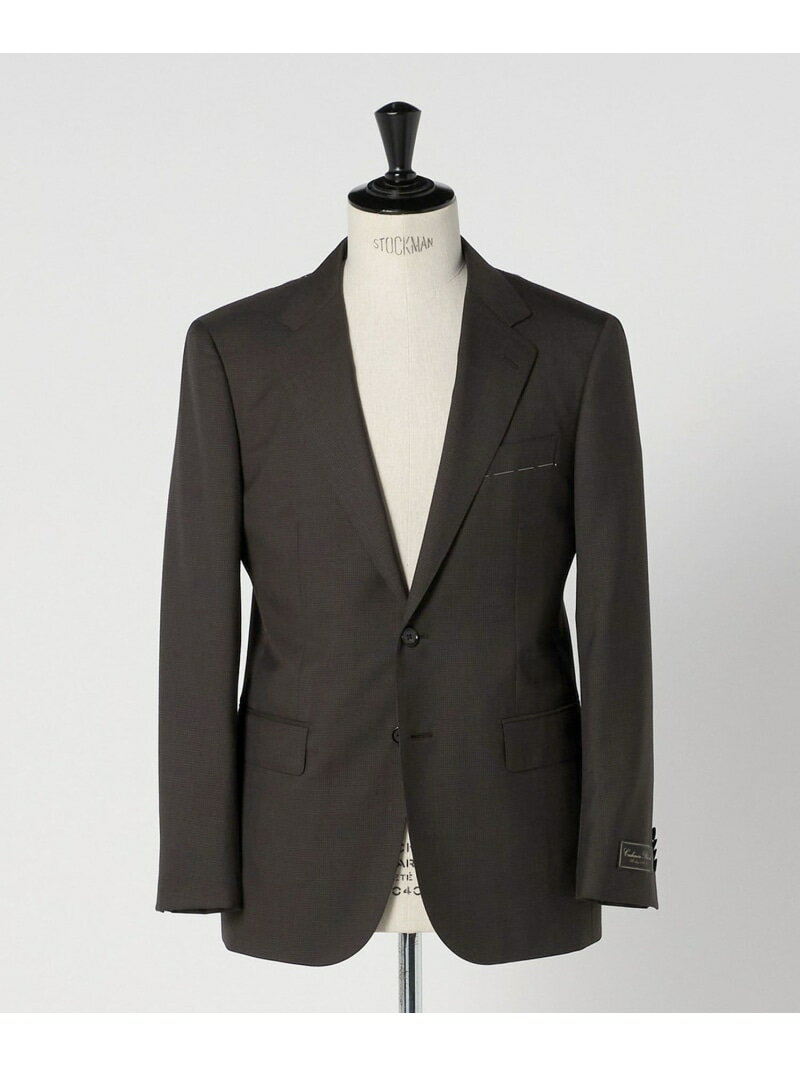 a day in the life ハウンドトゥース 2ボタン コンフォートスーツ＜A DAY IN THE LIFE＞ ユナイテッドアローズ アウトレット スーツ・フォーマル セットアップスーツ ブラウン【送料無料】