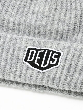 DEUS (M)DEUS/BEANIE ベイフロー 帽子/ヘア小物 ニット帽/ビーニー グレー ブラック