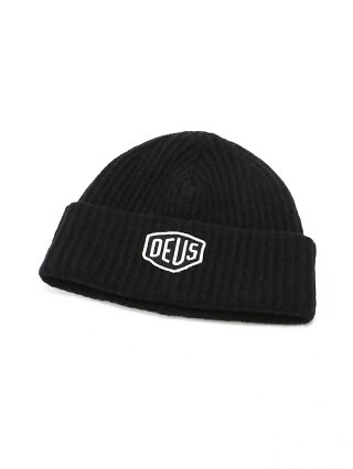 DEUS (M)DEUS/BEANIE ベイフロー 帽子/ヘア小物 ニット帽/ビーニー グレー ブラック