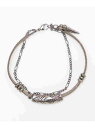 チャイハネ ベルベラMEN'Sアンクレット アミナコレクション アクセサリー・腕時計 アンクレット ゴールド シルバー ブラック