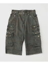 【SALE/30%OFF】417 EDIFICE FOSTEX MCD / フォステックスエムシーディー ANTIQUE WASH CAMO CUTOFF PARACHUTE フォーワンセブン エディフィス パンツ その他のパンツ カーキグリーン【RBA_E】【送料無料】