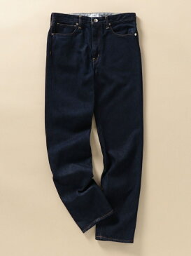 【SALE/50%OFF】SHIPS SC: ライトオンス テーパード デニムパンツ シップス パンツ/ジーンズ フルレングス ネイビー ブラック【RBA_E】【送料無料】