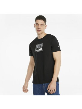 【SALE/30%OFF】PUMA ポルシェ レガシー グラフィック Tシャツ プーマ カットソー Tシャツ ブラック【RBA_E】