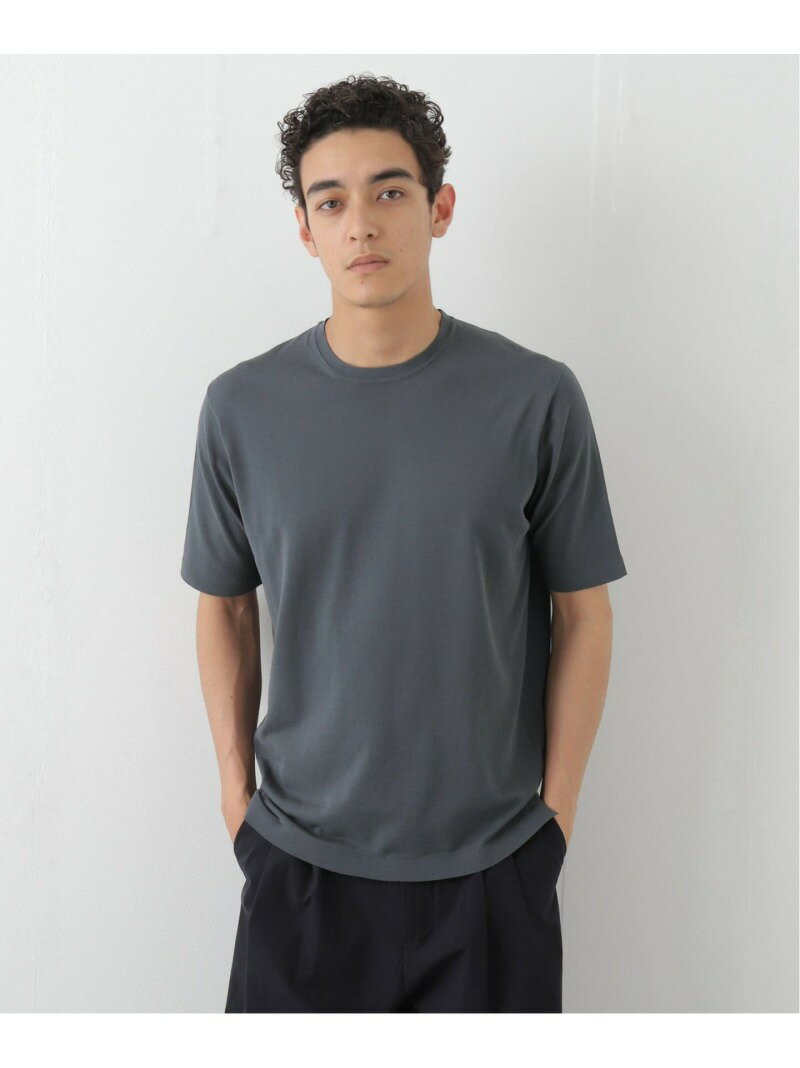 【SALE／40%OFF】EDIFICE 【FILIPPO DE LAURENTIIS】14ゲージ ニットTシャツ エディフィス ニット ニットその他 グレー ホワイト イエロー【RBA_E】【送料無料】