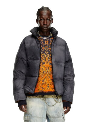 【SALE/40%OFF】DIESEL メンズ ダウンジャケット ディーゼル ジャケット・アウター ダウンジャケット・ダウンベスト ブラック【RBA_E】【送料無料】
