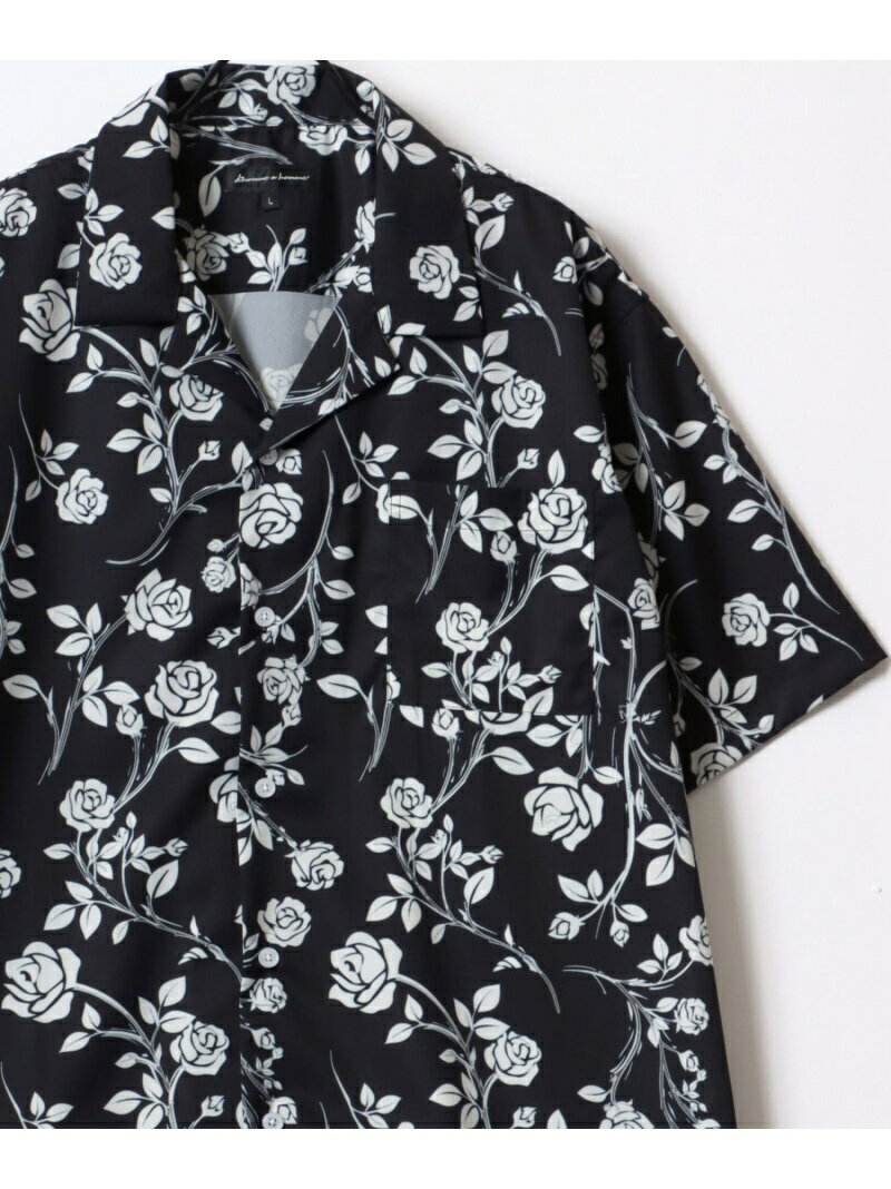 【SALE/44%OFF】Lazar シャツ メンズ 半袖 カジュアル オーバーサイズ オープンカラー レディース ユニセックス ラザル トップス シャツ・ブラ...