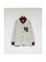 Nigel Cabourn MAN / ベースボールカーディガン ナイジェル・ケーボン トップス ニット グレー【送料無料】