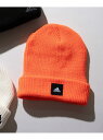 WEGO MEN'S adidas 2way KNIT WATCH ウィゴー 帽子 ニット帽・ビーニー ブラック ホワイト オレンジ