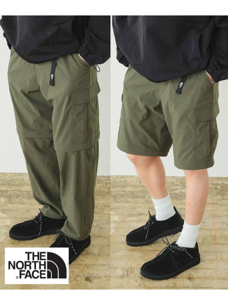 ビームス カーゴパンツ メンズ BEAMS 【2way・撥水加工】THE NORTH FACE / Zip Off Cargo Pant カーゴパンツ（ショーツ/ロングパンツ） ビームス メン パンツ その他のパンツ ブラック【送料無料】